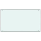 Vidaxl spatscherm keuken 100x60 cm gehard glas wit