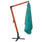 Vidaxl zweefparasol melia 300x400 cm groen