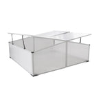 Vidaxl koude bak met 4 deksels 108x110x41 cm