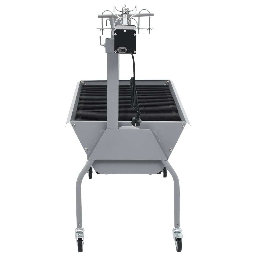 Vidaxl draaispit barbecue met elektrische motor