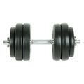 Vidaxl 9-delige halterset 15 kg