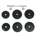 Vidaxl 9-delige halterset 15 kg