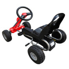 Vidaxl skelter met pedalen rood
