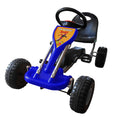 Vidaxl skelter met pedalen blauw