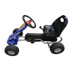 Vidaxl skelter met pedalen blauw