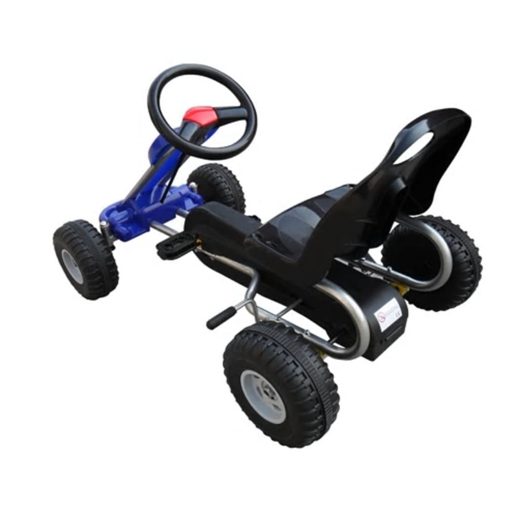Vidaxl skelter met pedalen blauw