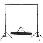 Vidaxl achtergrondsysteem 600x300 cm zwart