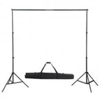 Vidaxl achtergrondsysteem 300x300 cm groen