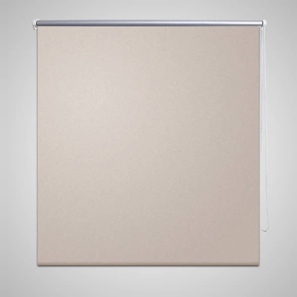 Vidaxl rolgordijn verduisterend 84,4 x 175 cm stofbreedte 80 cm beige