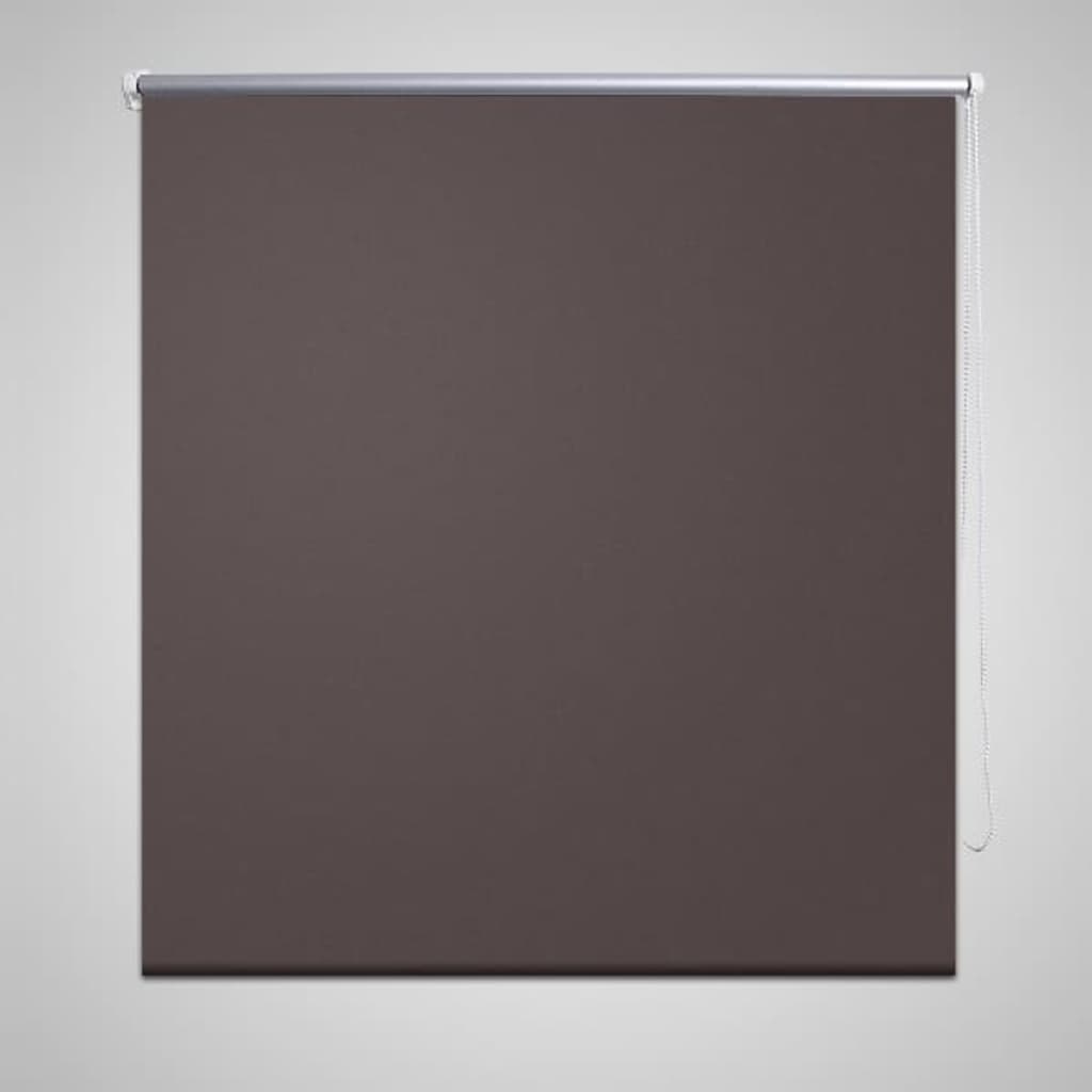 Vidaxl rolgordijn verduisterend 84,4 x 175 cm stofbreedte 80 cm koffiebruin