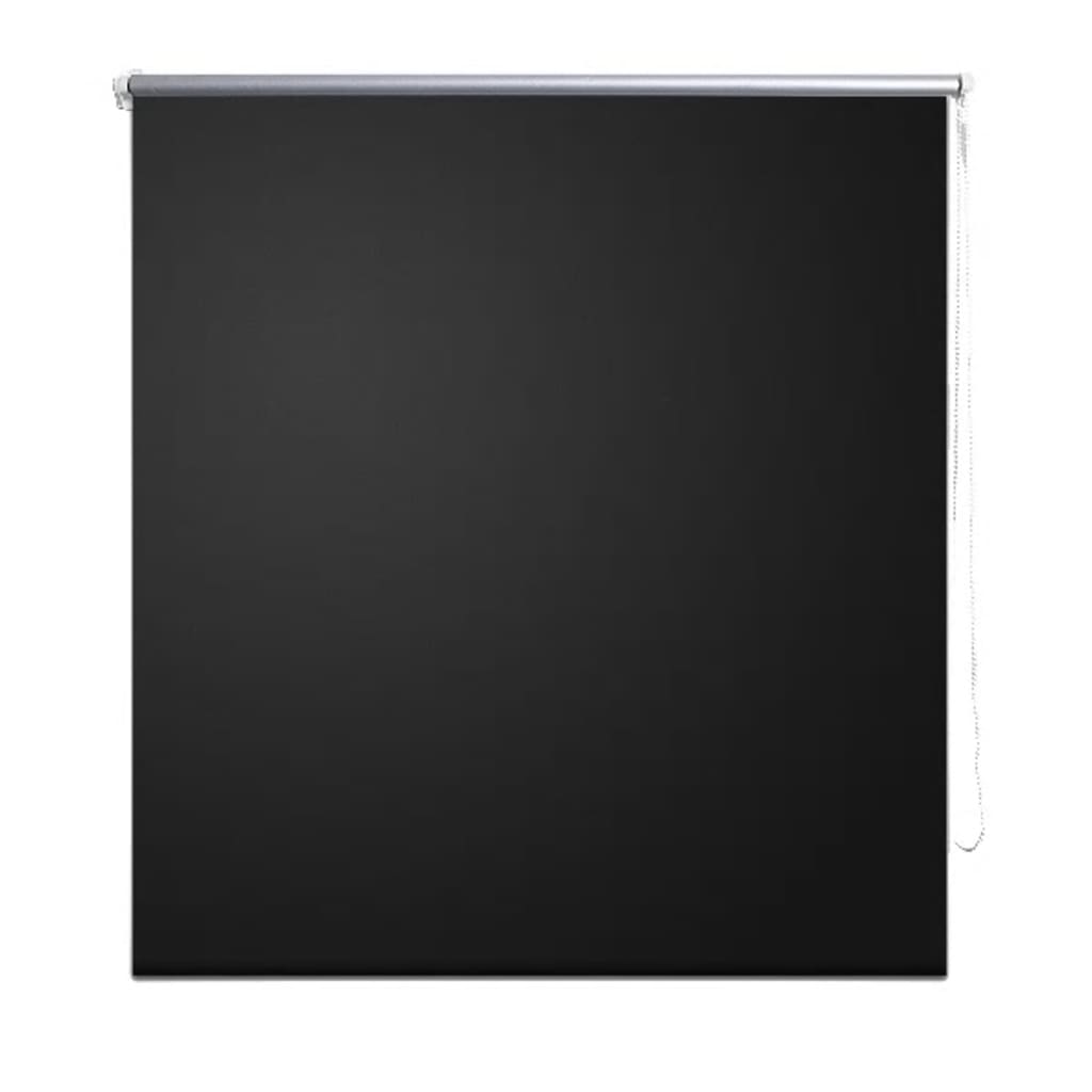 Vidaxl rolgordijn verduisterend 84,4 x 175 cm stofbreedte 80 cm zwart