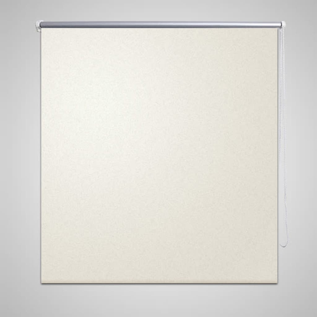 Vidaxl rolgordijn verduisterend 104,4 x 175 cm stofbreedte 100 cm gebroken wit