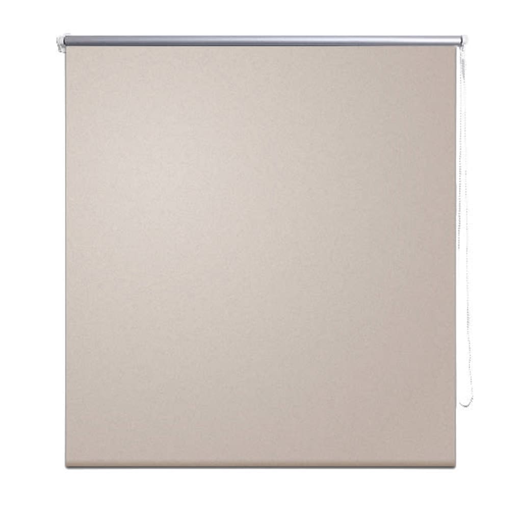 Vidaxl rolgordijn verduisterend 124,4 x 175 cm stofbreedte 120 cm beige