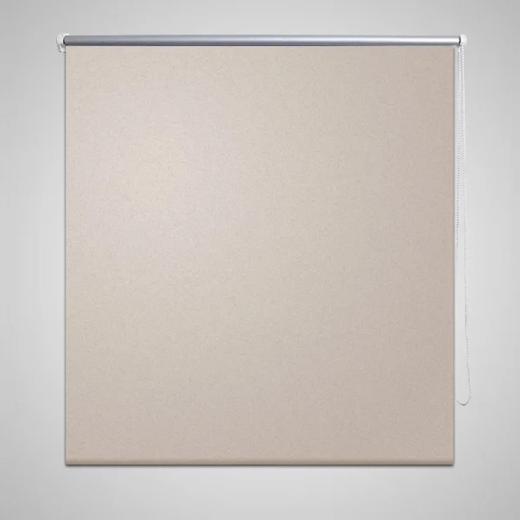 Vidaxl rolgordijn verduisterend 124,4 x 175 cm stofbreedte 120 cm beige