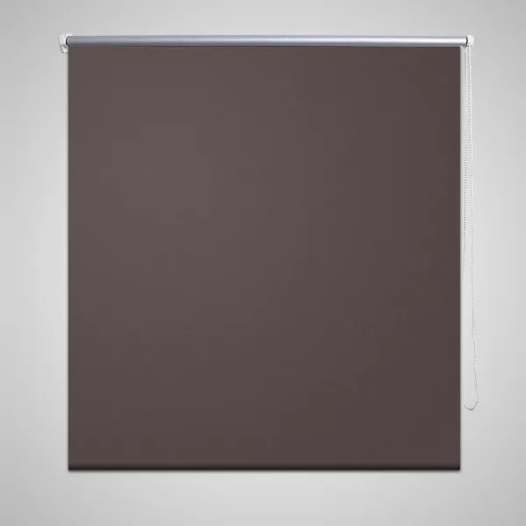 Vidaxl rolgordijn verduisterend 124,4 x 175 cm stofbreedte 120 cm koffiebruin