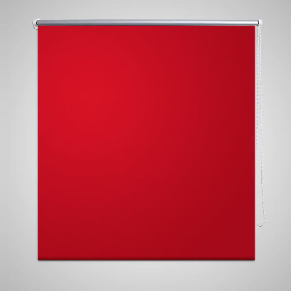 Vidaxl rolgordijn verduisterend 84,4 x 230 cm stofbreedte 80 cm rood