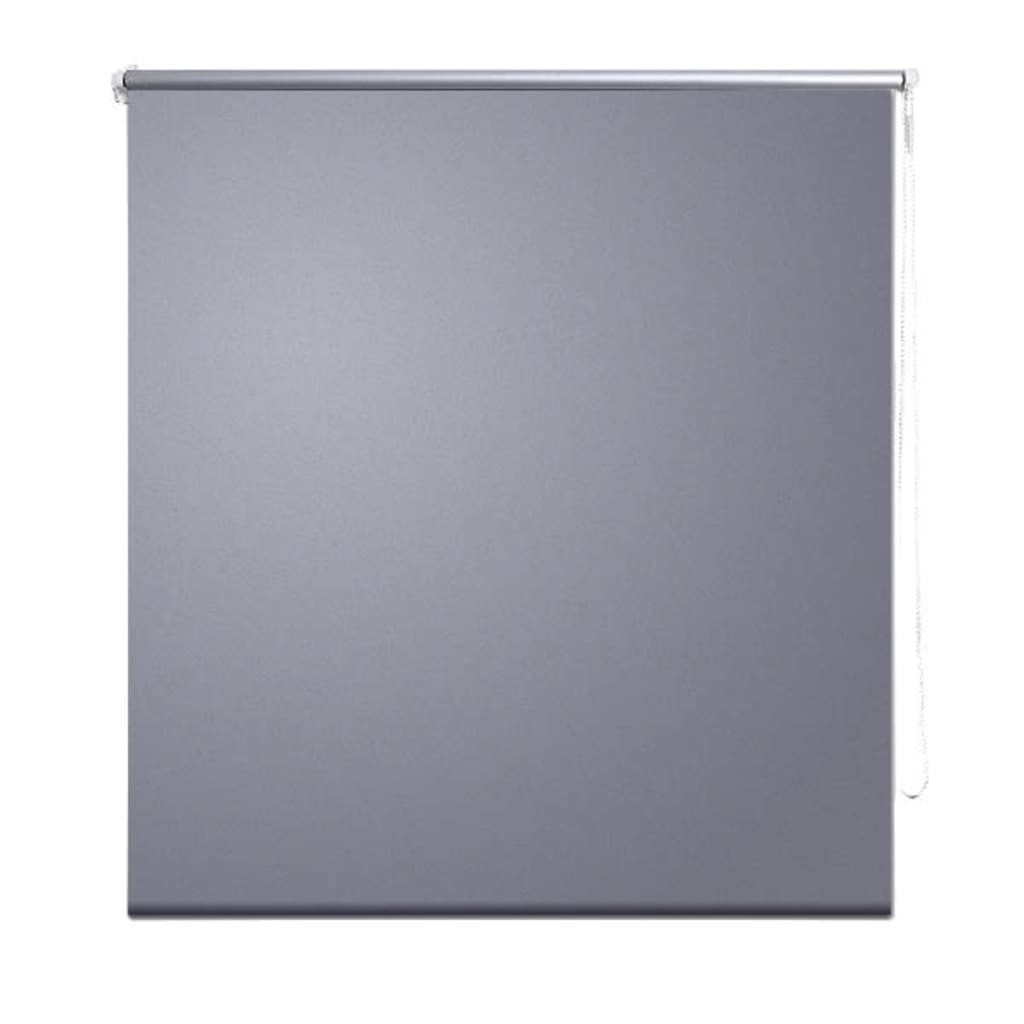 Vidaxl rolgordijn verduisterend 104,4 x 230 cm stofbreedte 100 cm grijs