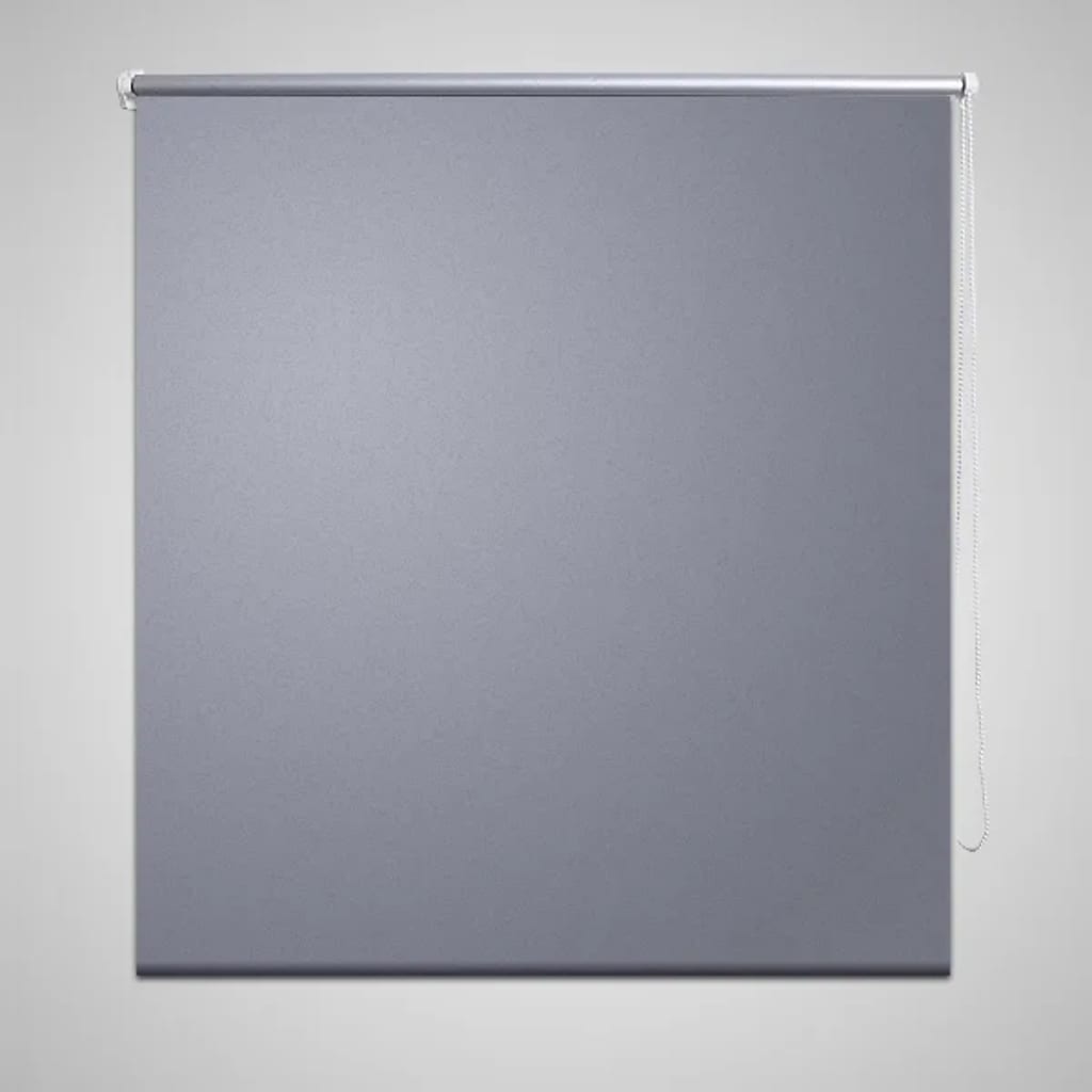 Vidaxl rolgordijn verduisterend 104,4 x 230 cm stofbreedte 100 cm grijs