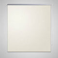 Vidaxl rolgordijn verduisterend 124,4 x 230 cm stofbreedte 120 cm gebroken wit
