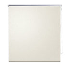 Vidaxl rolgordijn verduisterend 144,4 x 230 cm stofbreedte 140 cm gebroken wit