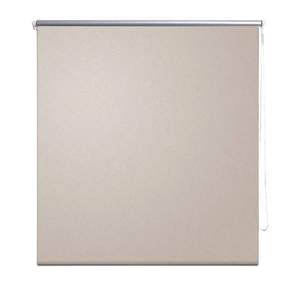 Vidaxl rolgordijn verduisterend 144,4 x 230 cm stofbreedte 140 cm beige
