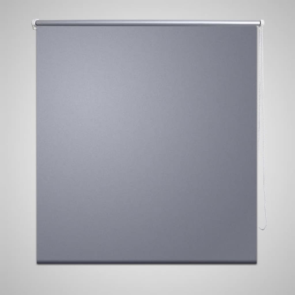 Vidaxl rolgordijn verduisterend 144,4 x 230 cm stofbreedte 140 cm grijs