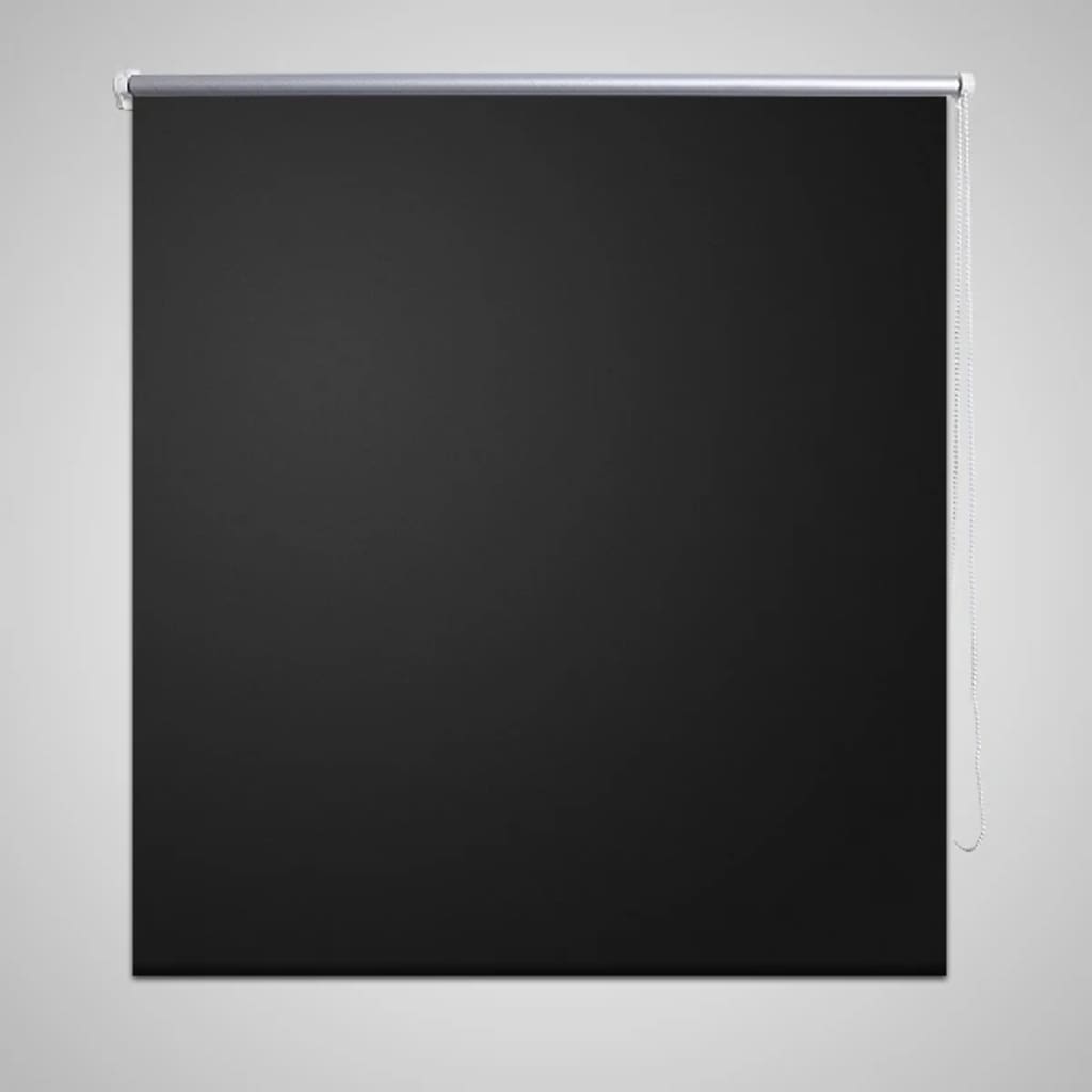 Vidaxl rolgordijn verduisterend 144,4 x 230 cm stofbreedte 140 cm zwart