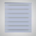 Vidaxl zebra rolgordijn 50,9 x 100 cm stofbreedte 46,7 cm wit