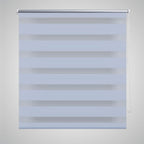 Vidaxl zebra rolgordijn 50,9 x 100 cm stofbreedte 46,7 cm wit