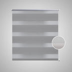 Vidaxl duo rolgordijn 60x120cm grijs