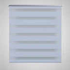 Vidaxl zebra rolgordijn 100,9 x 175 cm stofbreedte 96,7 cm wit