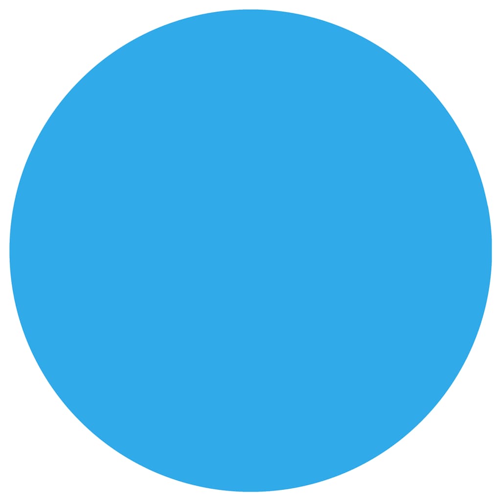 Vidaxl solar zwembadfolie drijvend rond 250 cm pe blauw