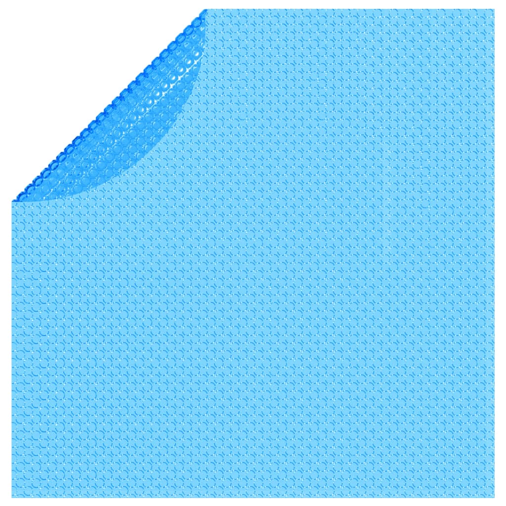 Vidaxl solar zwembadfolie drijvend rond 381 cm pe blauw