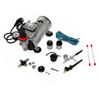 Vidaxl airbrush-compressorset met 2 pistolen