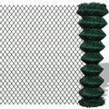 Vidaxl gaashek 1,5x15 m staal groen