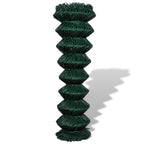 Vidaxl gaashek 1,5x15 m staal groen