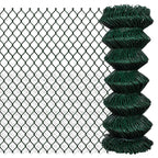 Vidaxl gaashek 1x25 m staal groen