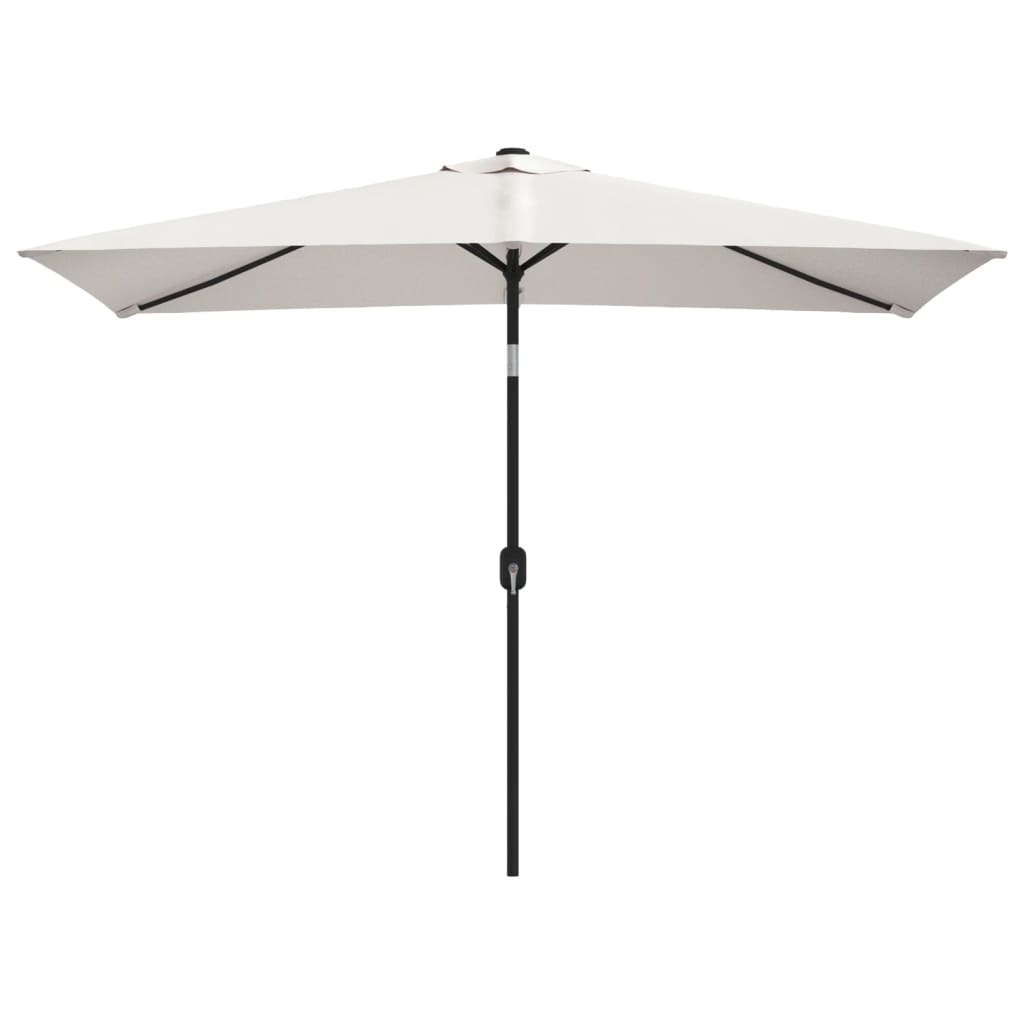 Vidaxl parasol vierhoekig zandwit 200 x 300 cm