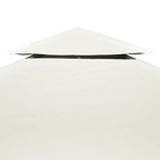 Vidaxl vervangend tentdoek prieel 310 g m² 3x4 m crèmewit