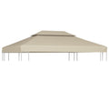 Vidaxl vervangend tentdoek prieel 310 g m² 3x4 m beige