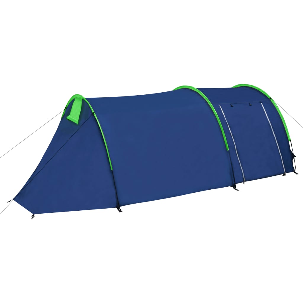 VidaXL Tent 4-persoons marineblauw en groen