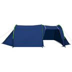 VidaXL Tent 4-persoons marineblauw en groen