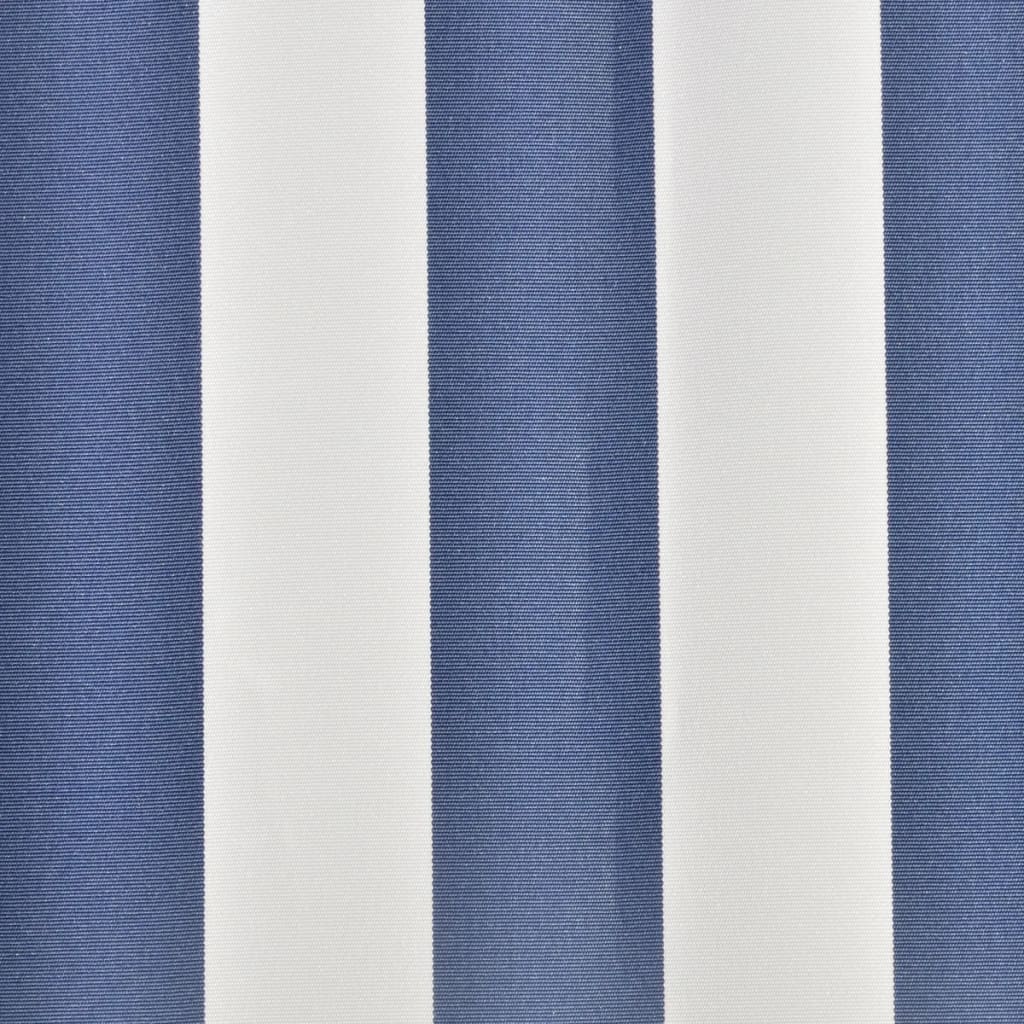 Vidaxl luifeldoek 3x2,5 m canvas blauw en wit