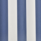 Vidaxl luifeldoek 4x3 m canvas blauw en wit