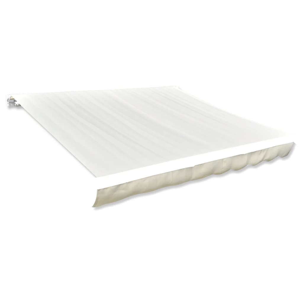 Vidaxl luifeldoek 4x3 m canvas crème