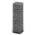 Vidaxl schanskorf met deksels 100x30x30 cm gegalvaniseerd draad