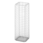 Vidaxl schanskorf met deksels 100x30x30 cm gegalvaniseerd draad