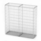 Vidaxl schanskorf met deksels 100x100x30 cm gegalvaniseerd draad