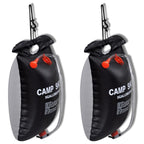 Vidaxl campingdouches 2 st solar 20 l