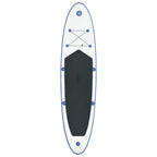 Vidaxl stand up paddleboardset opblaasbaar blauw en wit